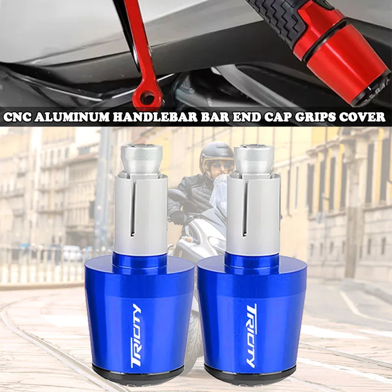Motorcycle Accessories CNC Aluminum Handlebar Bar End Cap Grips cover For Tricity 125 155 300 TRICITY125 TRICITY155