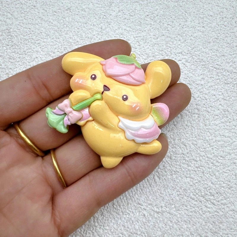 ตัวต่อจิวเวลรี่เรซิ่นแบบโบว์ Miniso Sanlio Diy กาวครีมสำหรับตกแต่งเคสมือถือ ที่คาดผม จี้ห้อยผม