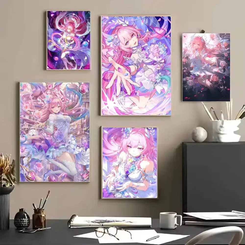 Cyrene Honkai Star Rail Game Poster and Prints Wall Art Pictures for Modern Bedroom Game Room Home Decor