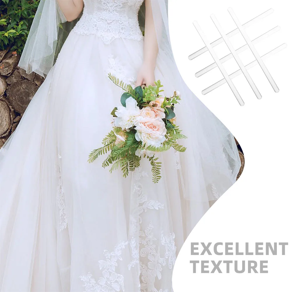 20 pezzi multifunzione in plastica per lische di pesce, abito da sposa, corsetto trasparente da sposa per realizzare corsetti con disossamento