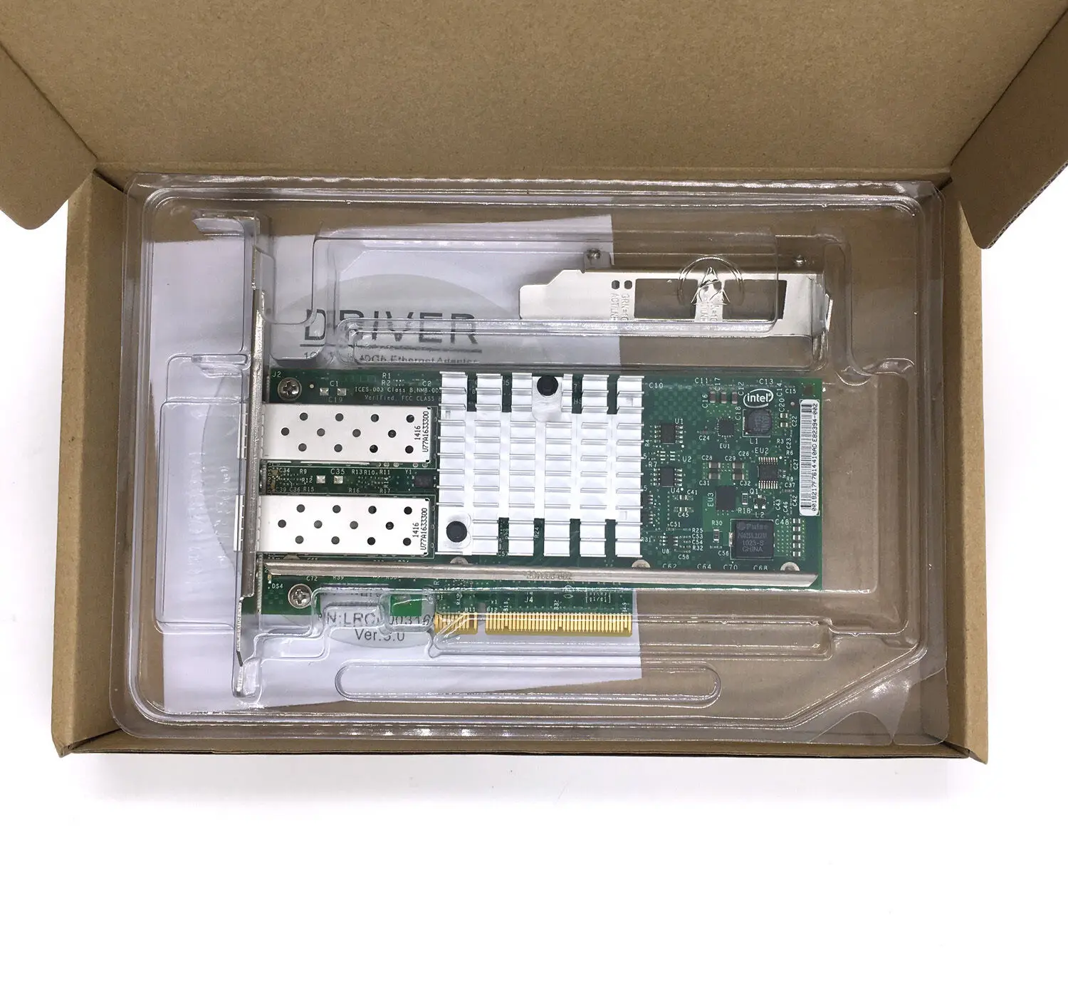 

Intel X520-DA2 10 Gigabit 10GBe SFP Dual Port Ethernet Server Network Adapter