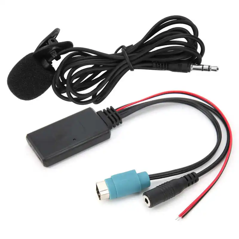  5.0 AUX Cable Adapter with Microphone Fit for  KCE‑236B CDA‑9852/E CDE‑9887/R