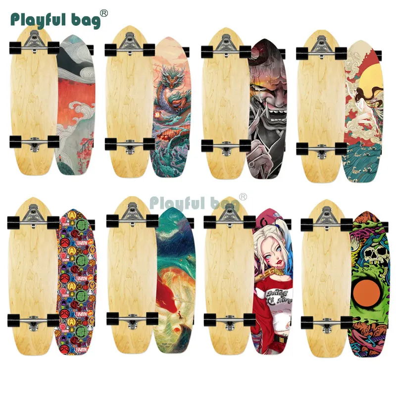 

30-inch CX7 Trucks Skateboard Complete Professional Skating equipment Chinese Maple deck Single Rocker Skateboard AMB166