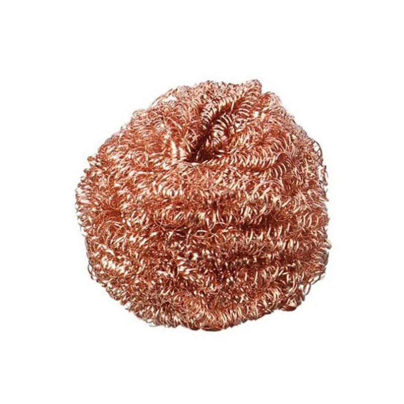 Steel Wool Gold Soldering Clean Tool Efficient Cleaning Durable Copper Wire Cleaning Ball Household Cleaning Accessories