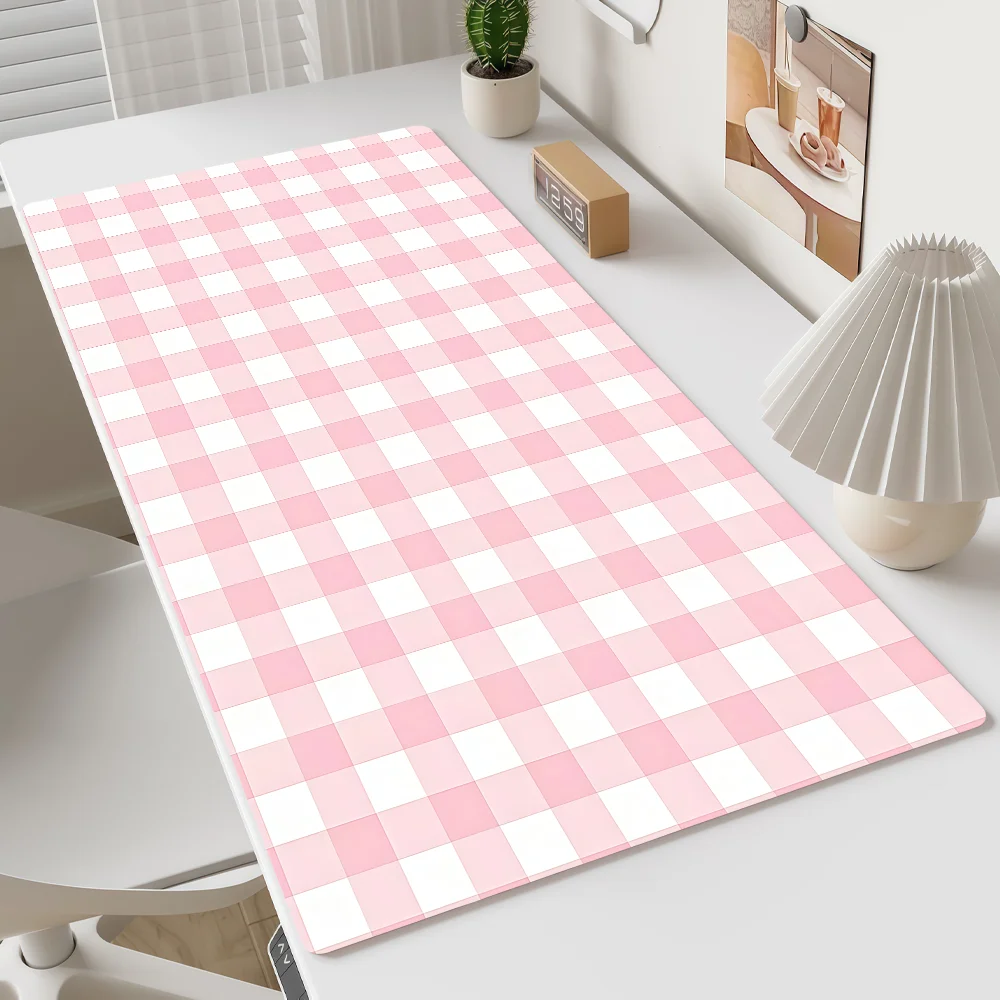 Mouse Pad MousePad Non-slip Lockedge Office Student Gaming Thickened P-Plaid Large Writing Elegant Pad Vintage Cushion