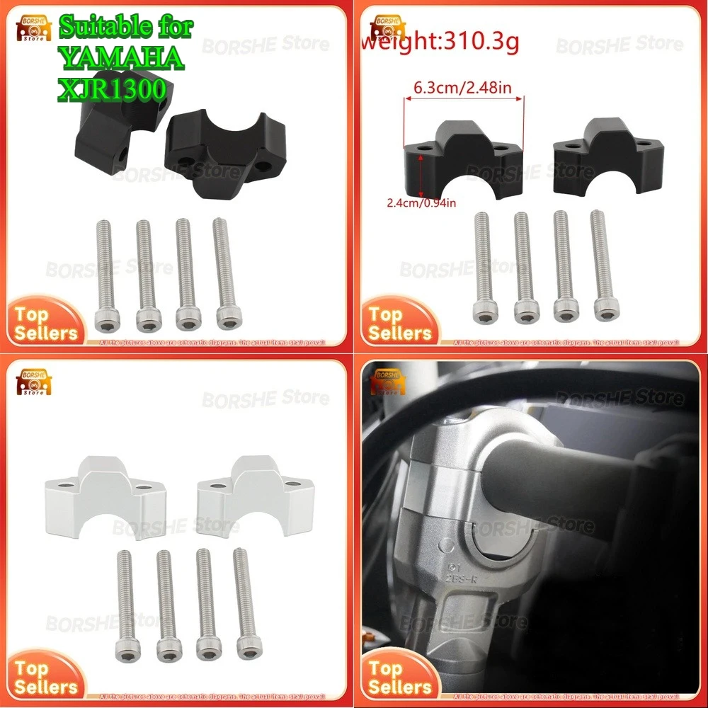 

2026 Motorcycle Handlebar Riser Kit Suitable for YAMAHA XJR1300 Stem Bar Height Adjustment Modification Accessory for Enhanced