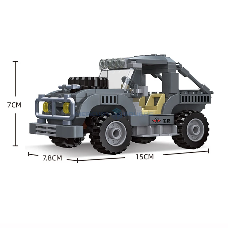 Fuoristrada Veicolo Da Combattimento MOC 61109 Modello di Auto Mattoni Militare Building Blocks Awacs Army High Tech Educazione Giocattolo Regalo Per Bambini Aldult