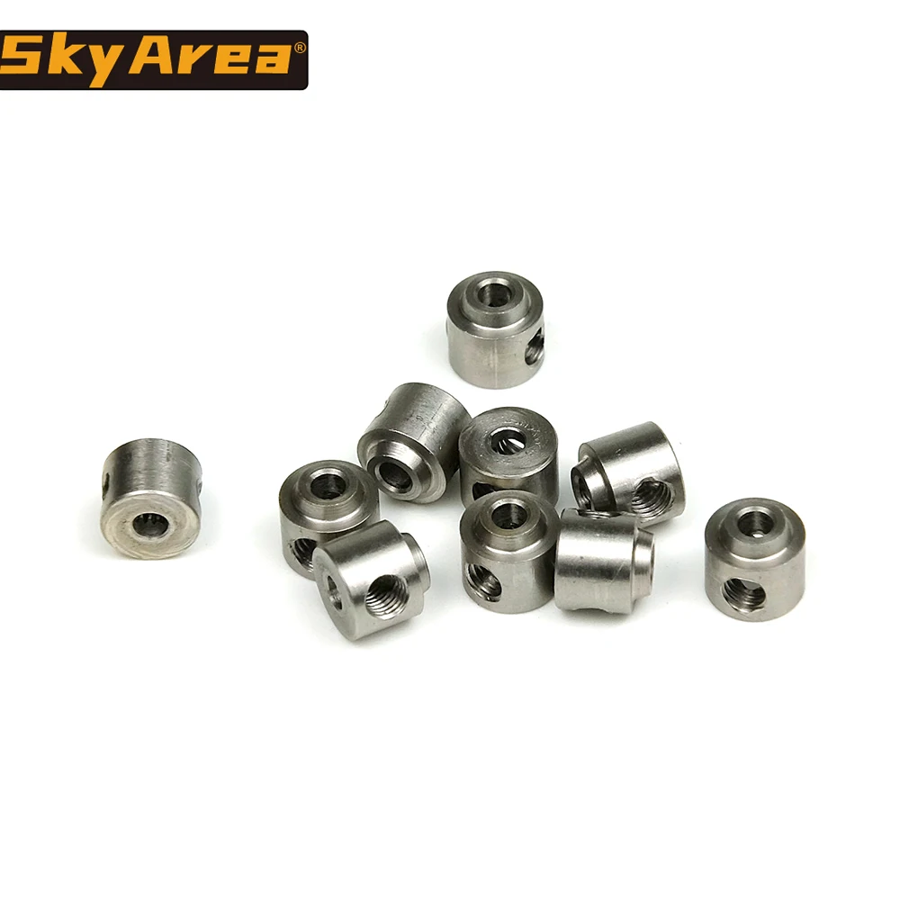 10PCS CNC  Wheel Lock Collar Shaft Axle Landing Gear Wheels Stopper Inner Dia 2.1/3.1/4.1/5.1mm for RC Plane Fixwing Model