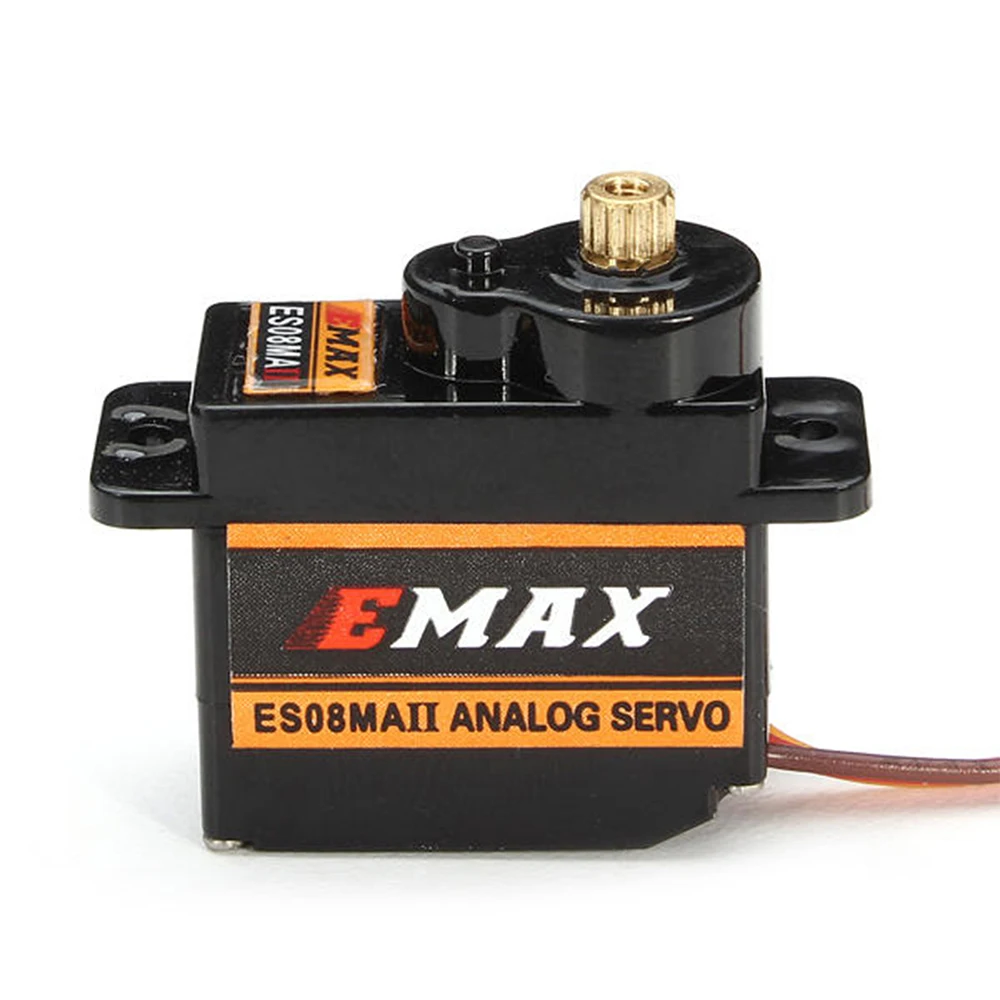 Emax ES08MA II Servo Motor SCX24 Servo 12G 15T Servo Gear Logam Mini untuk Upgrade Axial SCX24