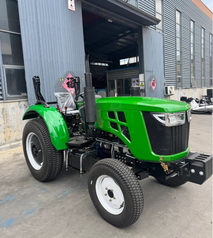 Factory-direct 50–80 HP 4WD Compact Agricultural Tractor; Suitable for Diverse Terrains and Compatible with Various Attachments.