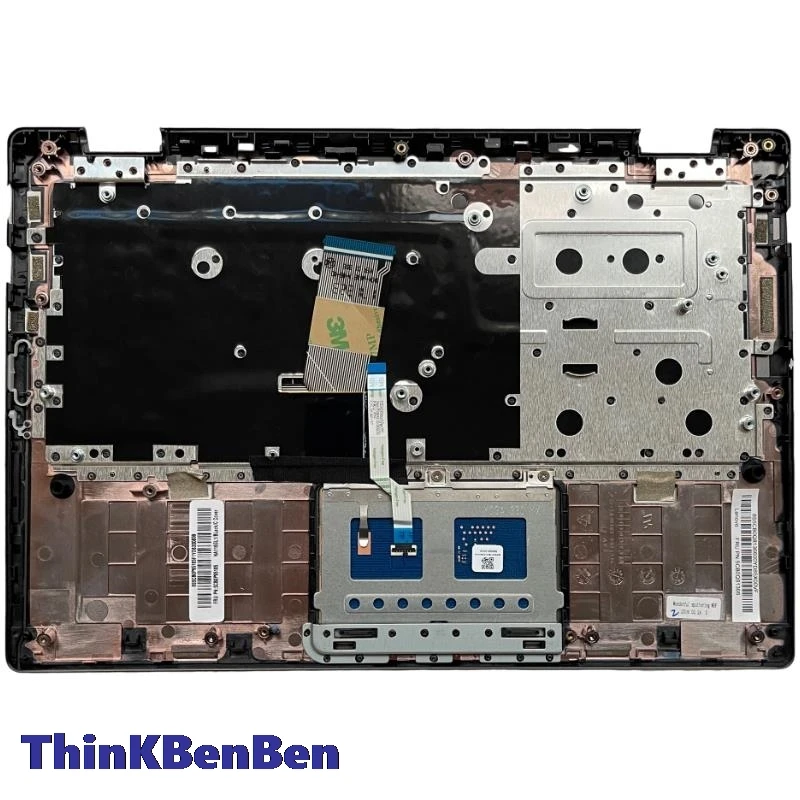 SI 슬로베니아 키보드 오닉스 블랙 어퍼 케이스 팜레스트 쉘 커버, 레노버 아이디어패드 요가 330 11 플렉스 6 11IGM 5CB0Q81384