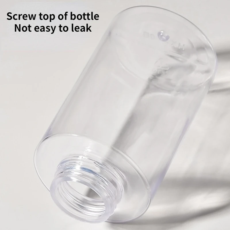 100ml/150ml/200ml petg pressão recarregável garrafa removedor de maquiagem óleo toner água dispensador de maquiagem separação recipientes cosméticos