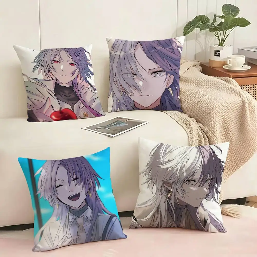 Bungo Stray Dogs S-Sigma  Square Double-Sided printed Pillow Case Bedroom Bedside Pillow Sofa Cushion Cover Gift