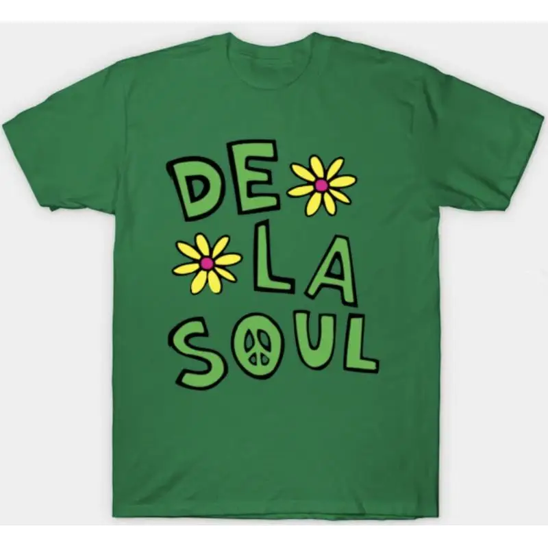 De La Soul t-shirt hommes S 3Xl vert Fan Art