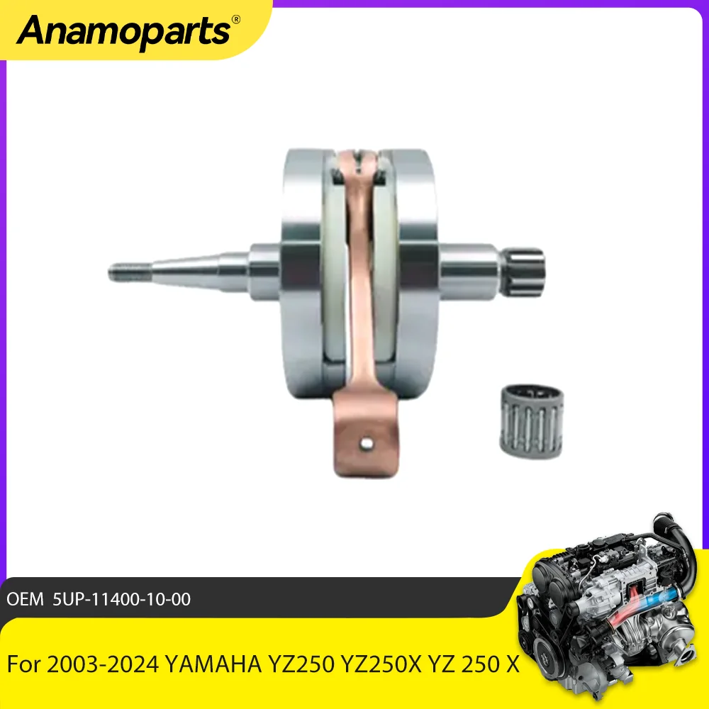 motor Parts crankshaft assembly Fits For  YAMAHA YZ250 YZ250X YZ 250 X 249 CC 2003-2024 5UP-11400-10-00