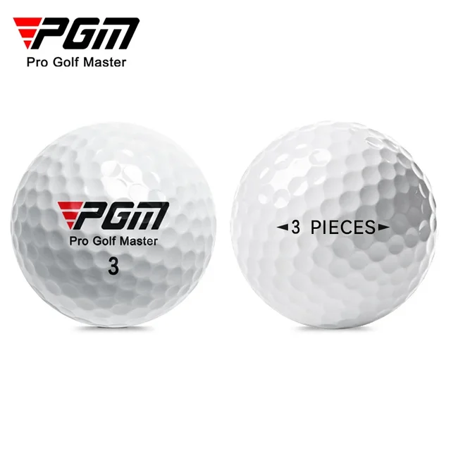 PGM Golf 3-warstwowa piłka golfowa z gumową piłką golfową o wysokiej elastyczności Piłka golfowa z materiału Sarin z wysokim skokiem wstecznym Piłka golfowa Q002