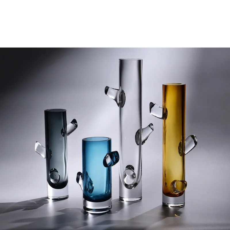 Creative Tree Branch Glass Vase Hotel Model Room Living Room Dining Room Bedroom Entrance Crafts
