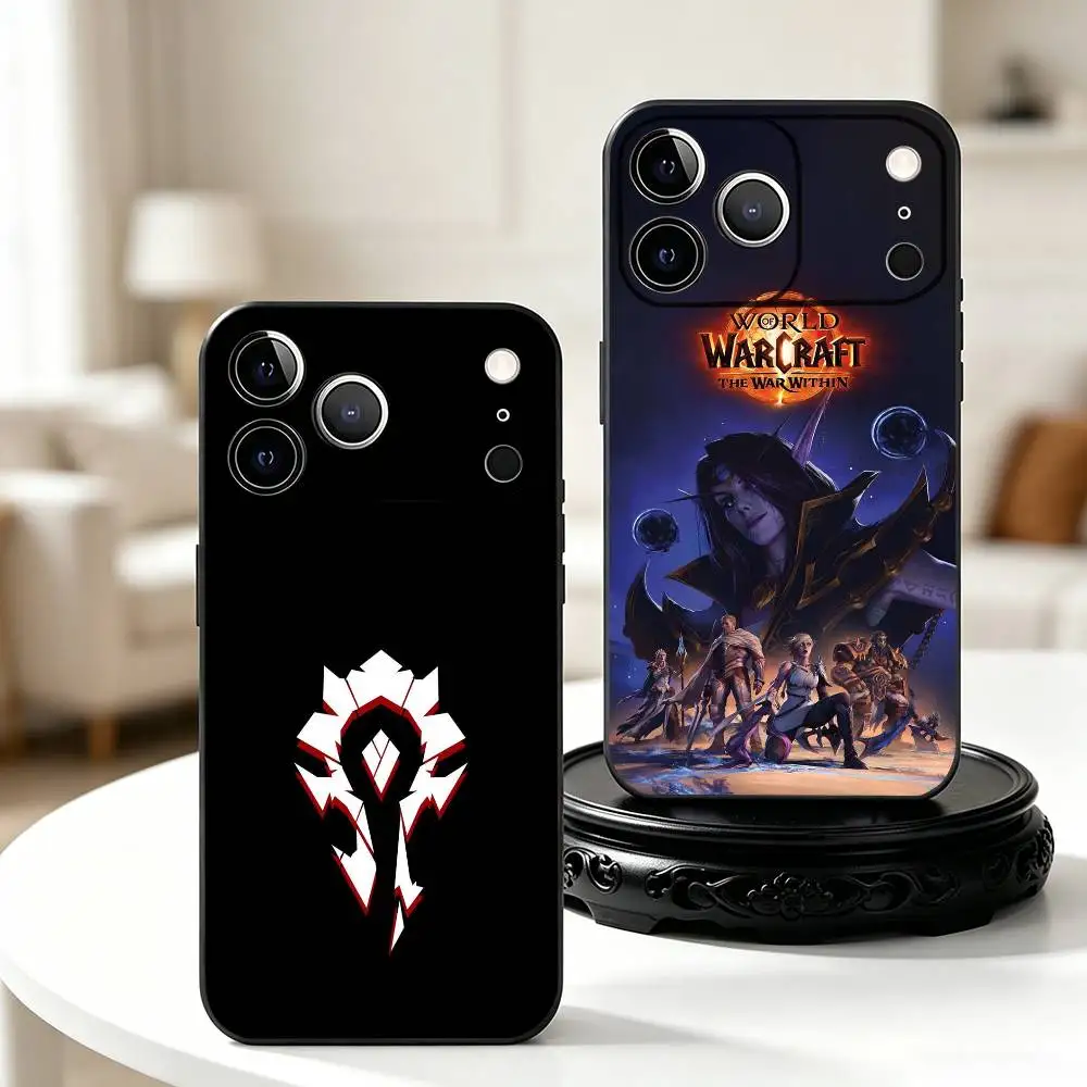 Game World of W-Warcraft  Phone Case Silicone Soft For IPhone 17 16 15 14 13 12 11 X XR Plus Pro Max Plus
