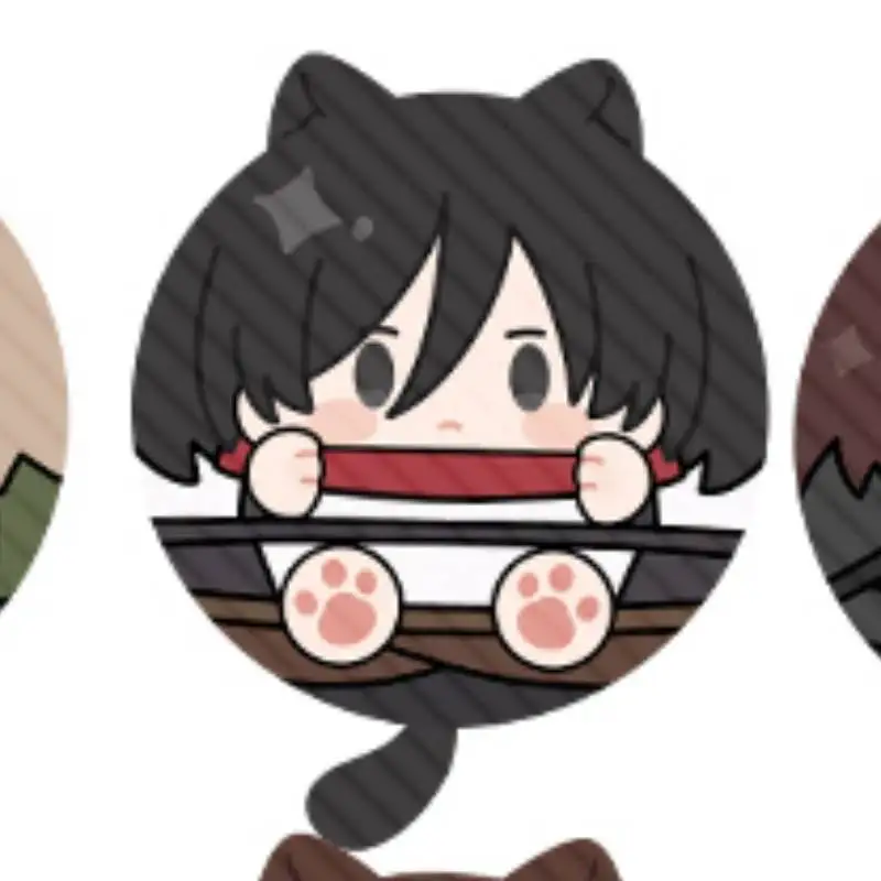 10cm Cotton Plush Pendants COS Anime Attack On Titan Levi Reiner Armin Hange Eren Mikasa Connie Cartoon Dolls Kids Fan Gift Toys