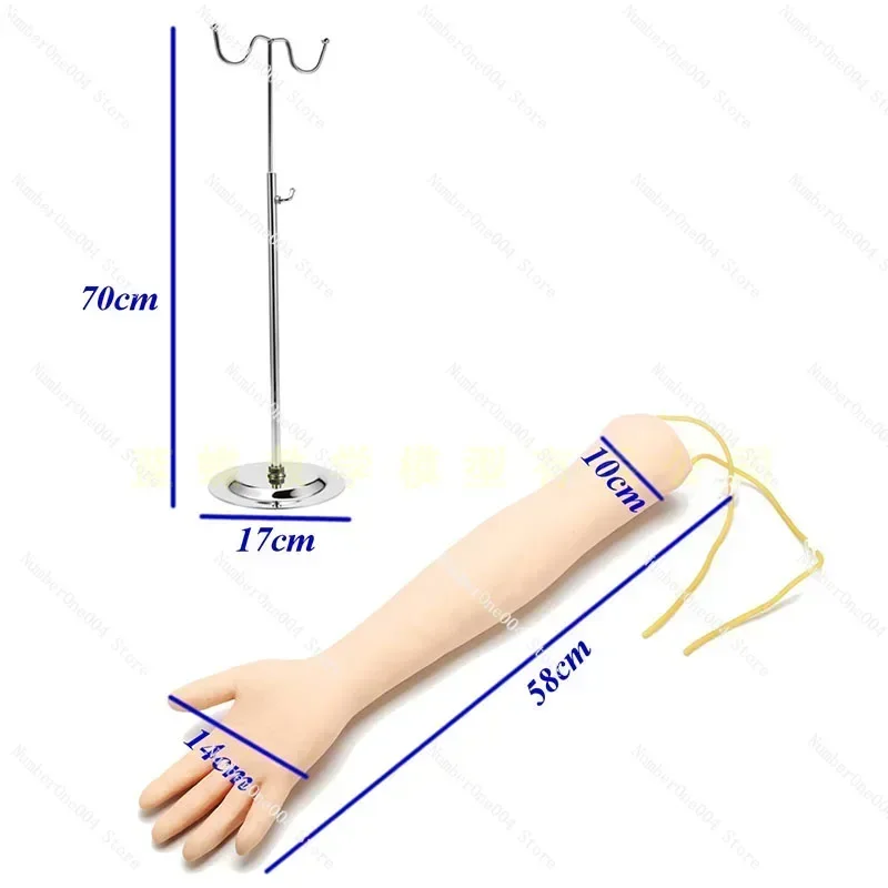 Complete Set Arm Vein Puncture Training Model Intravenous Infusion Injection Model Phlebotomy and Venipuncture Practice Arm