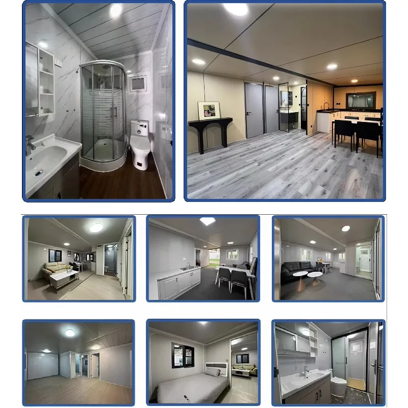 20ft Foldable Expandable Container Homes Fold Out Container House Prefabricated House Custom Colors Modern Exterior Customizable