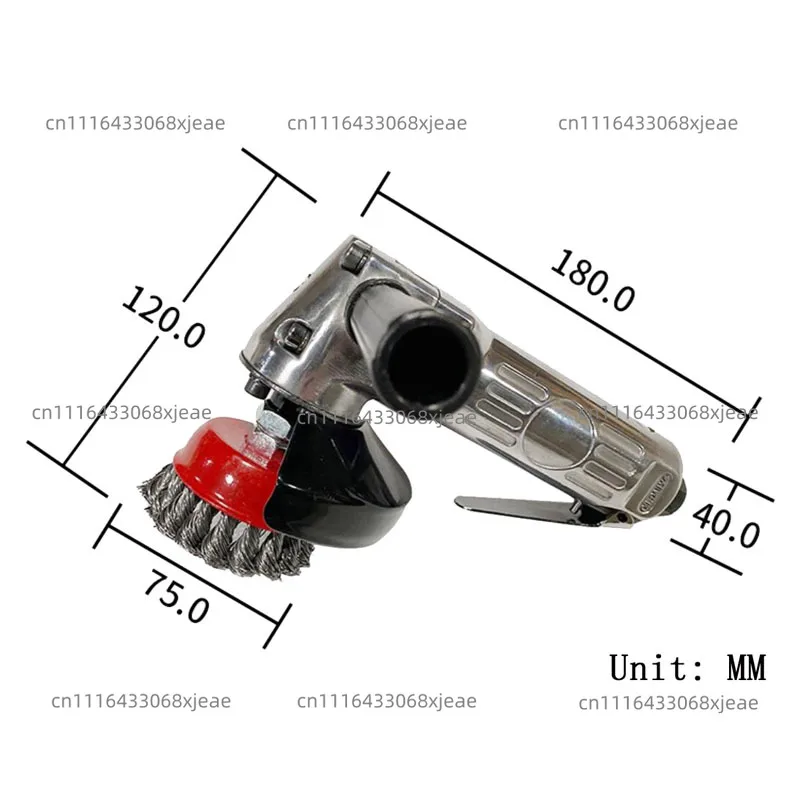 Pneumatic Wire Brush 75mm Cup Brush 11000 Rpm Heavy-duty Anti-rust Tool