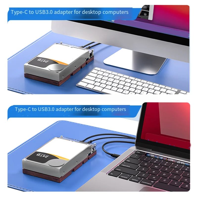 【أدوات منزلية!】ترقية حافظة قرص SAS/SATA HDD SSD مقاس 2.5/3.5 بوصة لعلبة القرص الصلب SAS SATA إلى USB 3.0 HDD Docking Statio