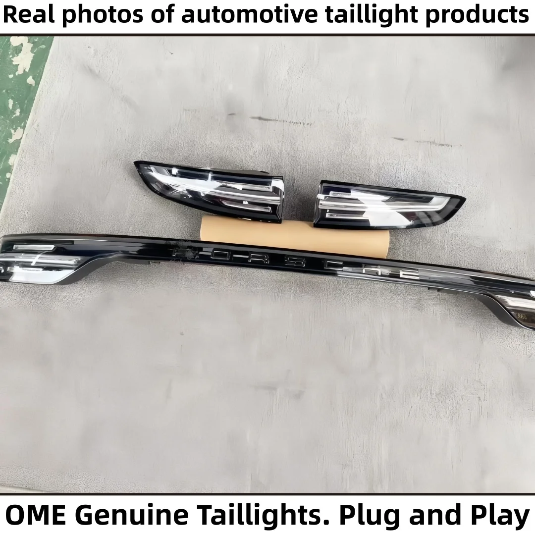 For 2019-2023 Porsche Cayenne Coupe Turbo Cayenne 9Y0 upgraded with original LED smoked taillight assembly, plug and play.