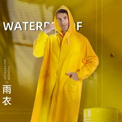 PVC Outdoor Dual-purpose Extended Raincoat, Single Rubber Raincoat, Adult Hiking All-in-one Raincoat, Rain Poncho