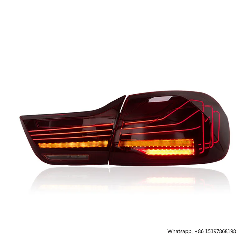 SJC อัตโนมัติอัพเกรดใหม่ CSL ไฟท้ายสําหรับ BMW M4 F82 4 Series F32 2014-2020 LED CSL เลเซอร์สไตล์ด้านหลังไฟ F33 F36 F83