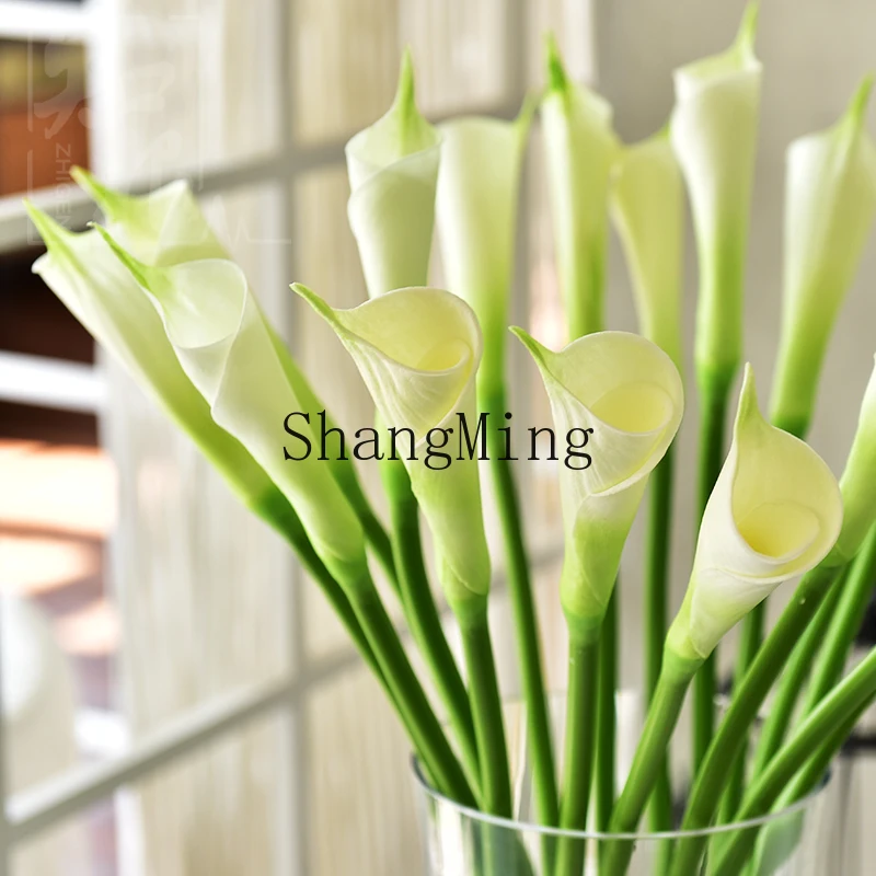 LXY high-grade simulated calla lily bouquet living room decorative flower dining table advanced flower arrangement ornament