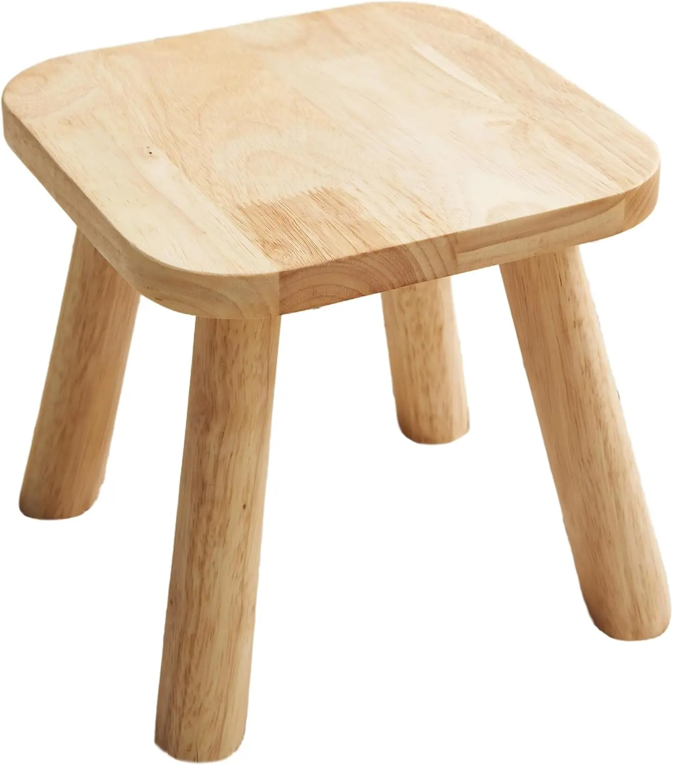 

Small Wooden Step Stool Plant Stool With Non-Slip Foot Mat Portable For Sitting Bathroom Furniture Decor Toddler Training 1 Pa