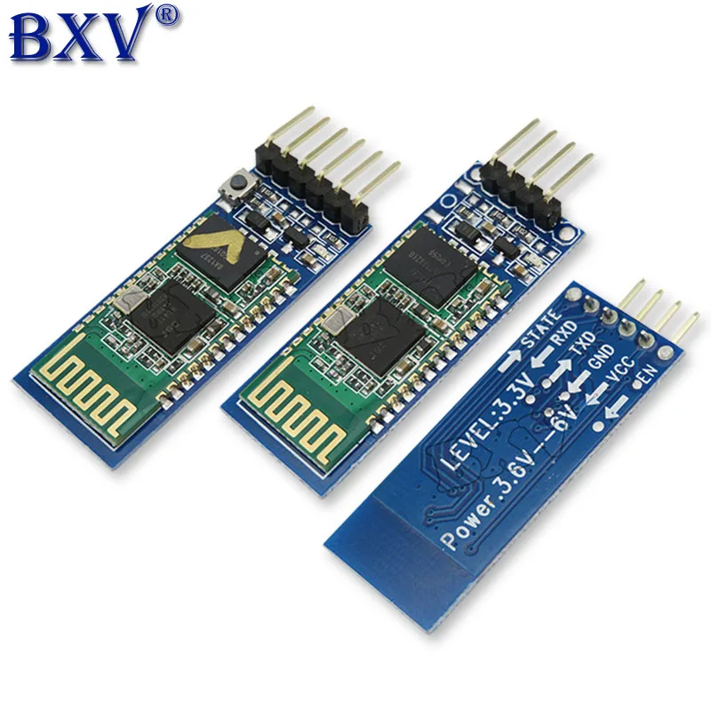 Wireless Module HC-05 For Rduino Serial 6 Pin Bluetooth / HC-06 4 Pin RF Receiver Transceiver Module Board RS232 Master Slave