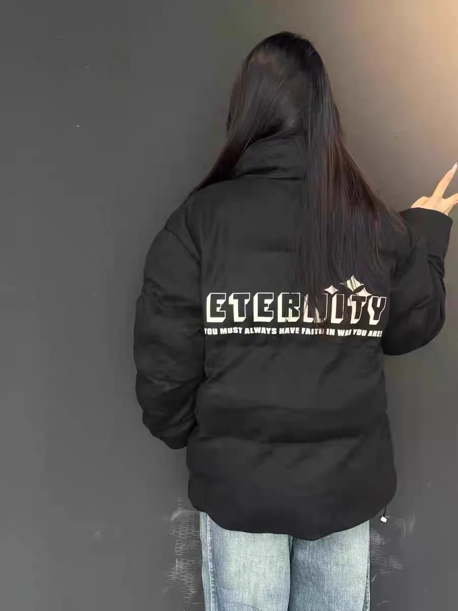 Giacca invernale in cotone caldo e spesso da uomo nuova, giacca in cotone con colletto rialzato regolare, giacca in cotone giovanile alla moda versione coreana