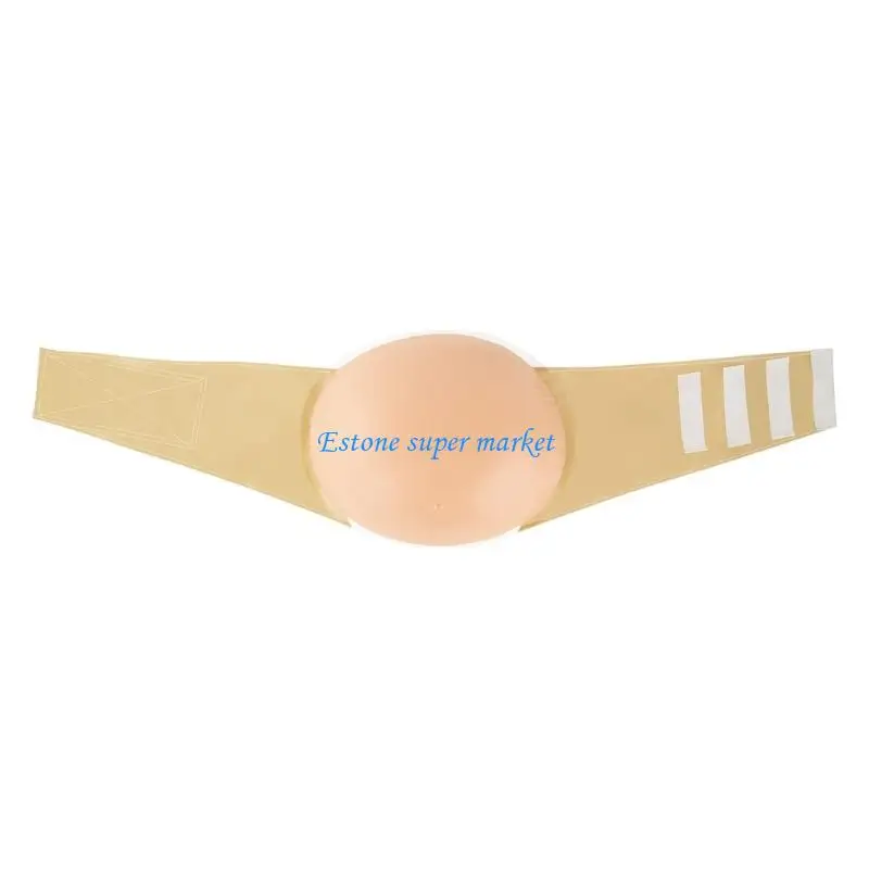 090B Adjustable False Belly Silicone Pregnancy Prosthesis Realistic Skin Like Texture For Maternity Costume Training