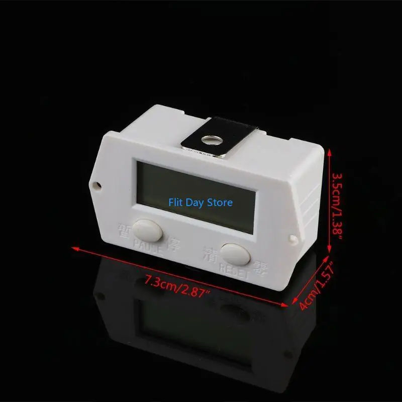 Contador portátil F92C con 5 dígitos máximo 25 veces/segundo contador electrónico PAUSE Y RESET BOTH RANGO 0-99999 DURABLE