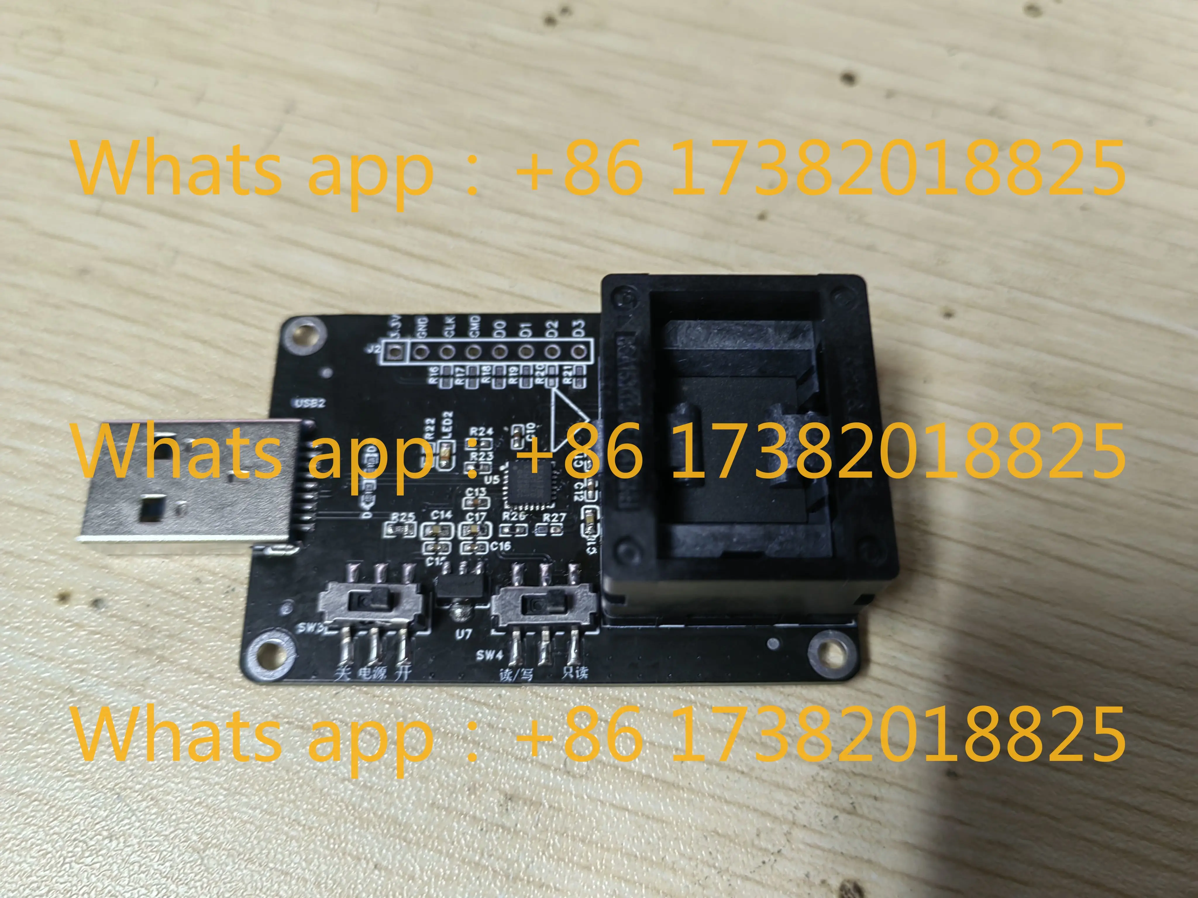 EMMC Programmer EMMC Burner EMMC and Writer BGA153 Test Base Data Recovery Boot Read