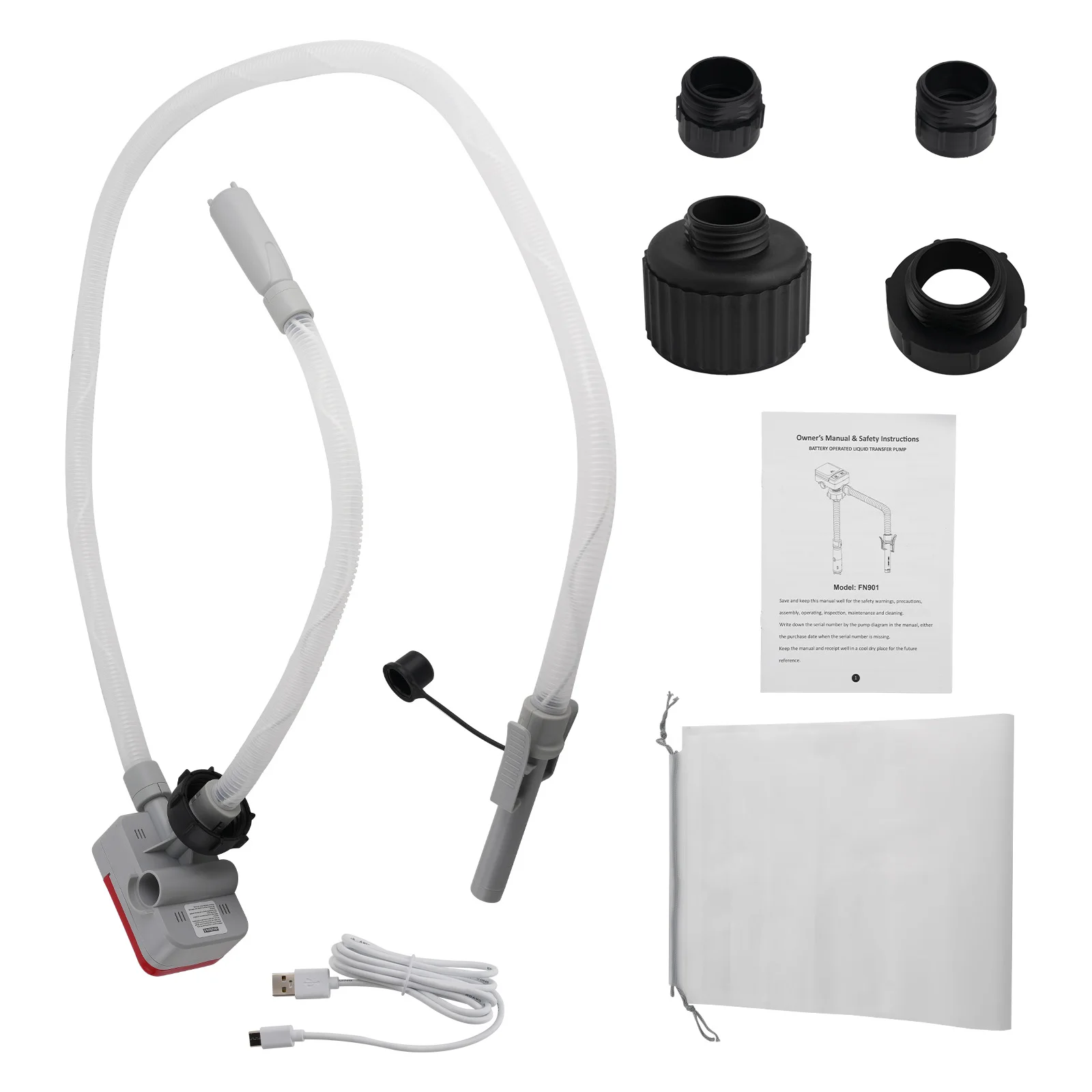 

Portable Gas Transfer Pump for 20066 TRFA01-XL 2.4GPM Diesel Auto Shutoff