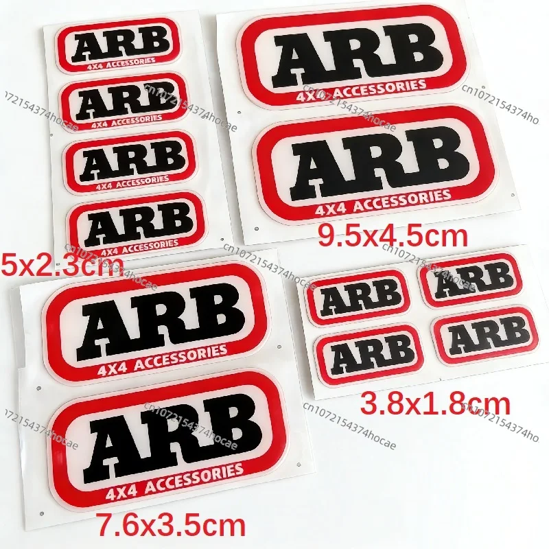 ARB Logo Sticker Bumper Stickers Arb Crystal Label Bumper Stickers Table Sticker Indicator Front Bumper Fender Apron Icon