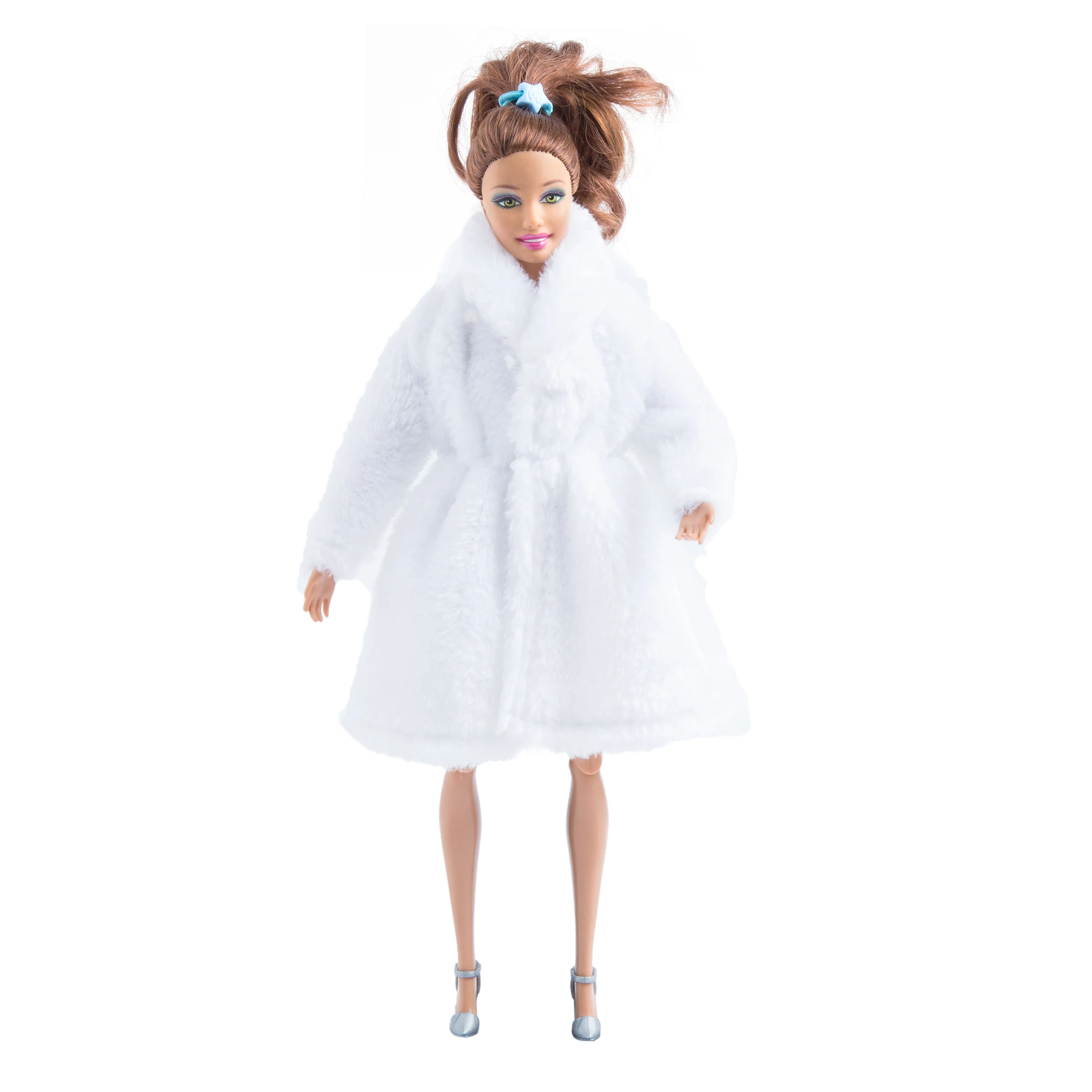 New 30cm 1/6 Grows Outfit Flannel coat Accessories Clothes for Barbies doll
