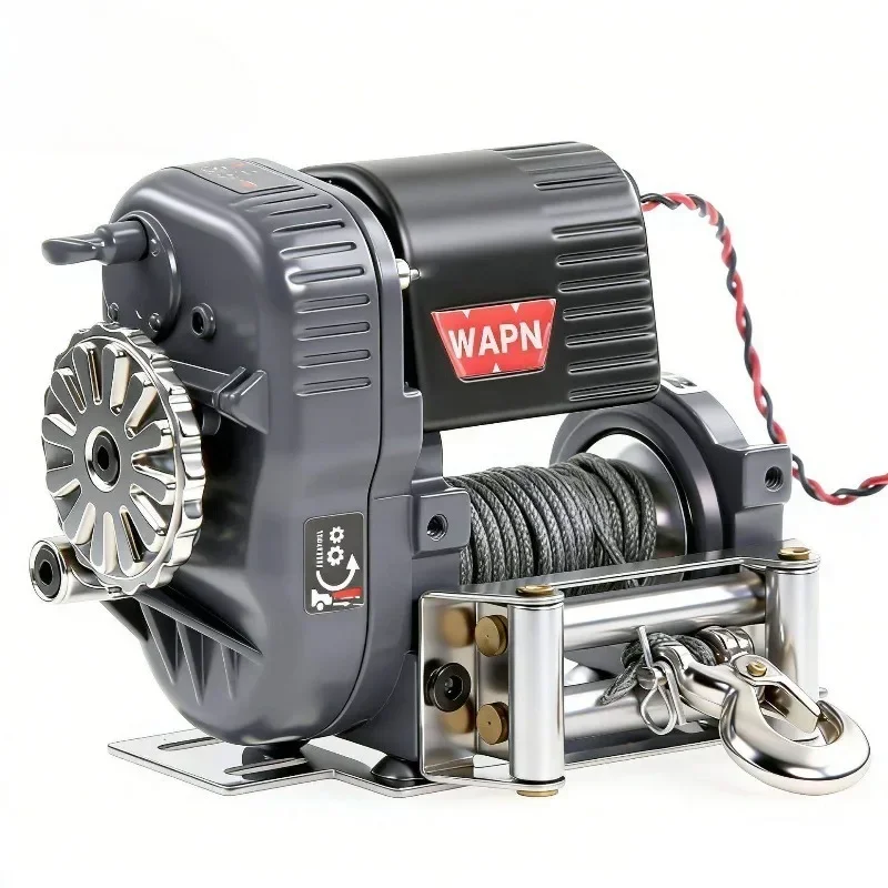 8274 Simulation Automatic Winch For 1/10 1/8 RC Crawler Car Trxs TRX4 RC4WD D90 Axial SCX10 II III MST Redcat Accessories
