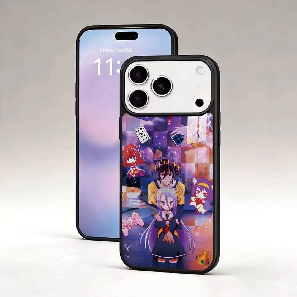 Anime No game No life  Phone Case For iPhone17,16,15,14,13,Plus,Pro Magnetic Supports Magnetic Wireless Charging