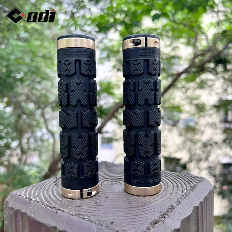 ODI RG01 Bicycle Handlebar Grips Lock-on Anti-Slip Shock Absorption Handle Cover Double for MTB/Road Bike Cycling Accessories