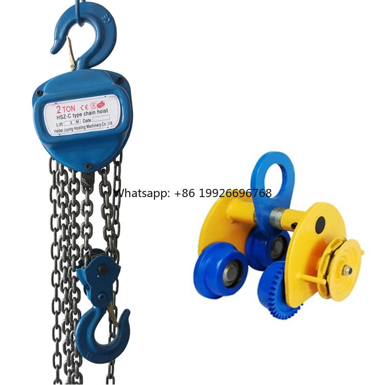 

Hot Sale HSZ-c 1 Ton 3m Pulley Chain Block Hs Type Chain Block
