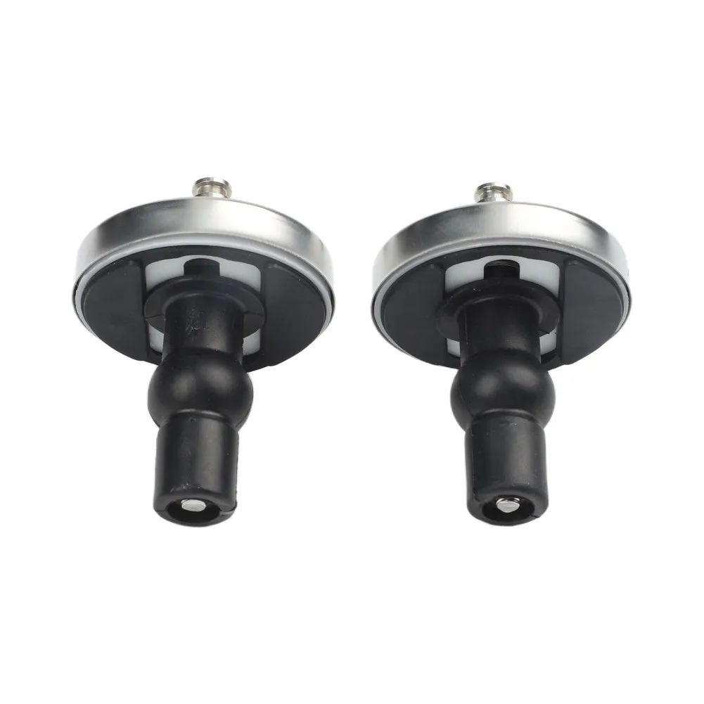 2pcs Toilet Cover Top Fixed Hinge Stainless Steel Toilet Seat Replacement Hinge For Back Mounted Wall Mounted Potties