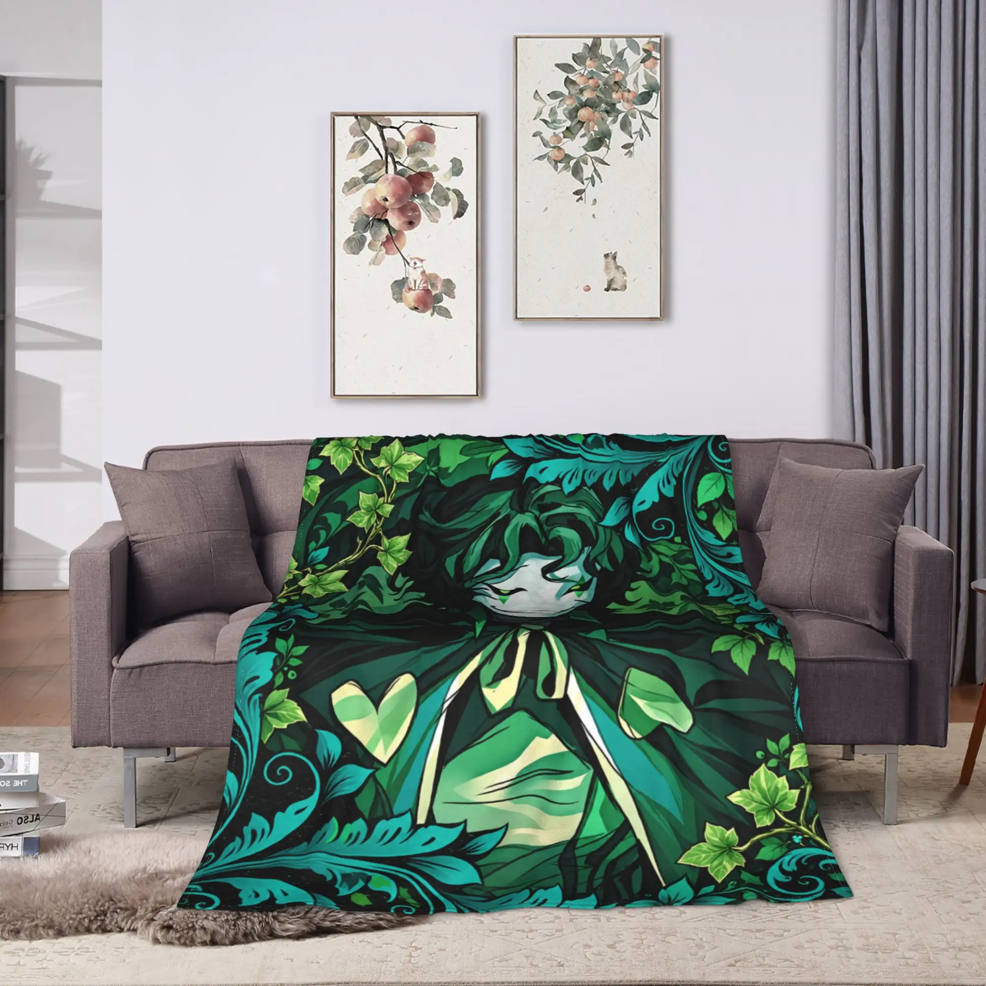Freak Circus Green Mage Blanket Quality Soft  Throw Blanket Winter Kids Home Decor Street Trend Bedspread