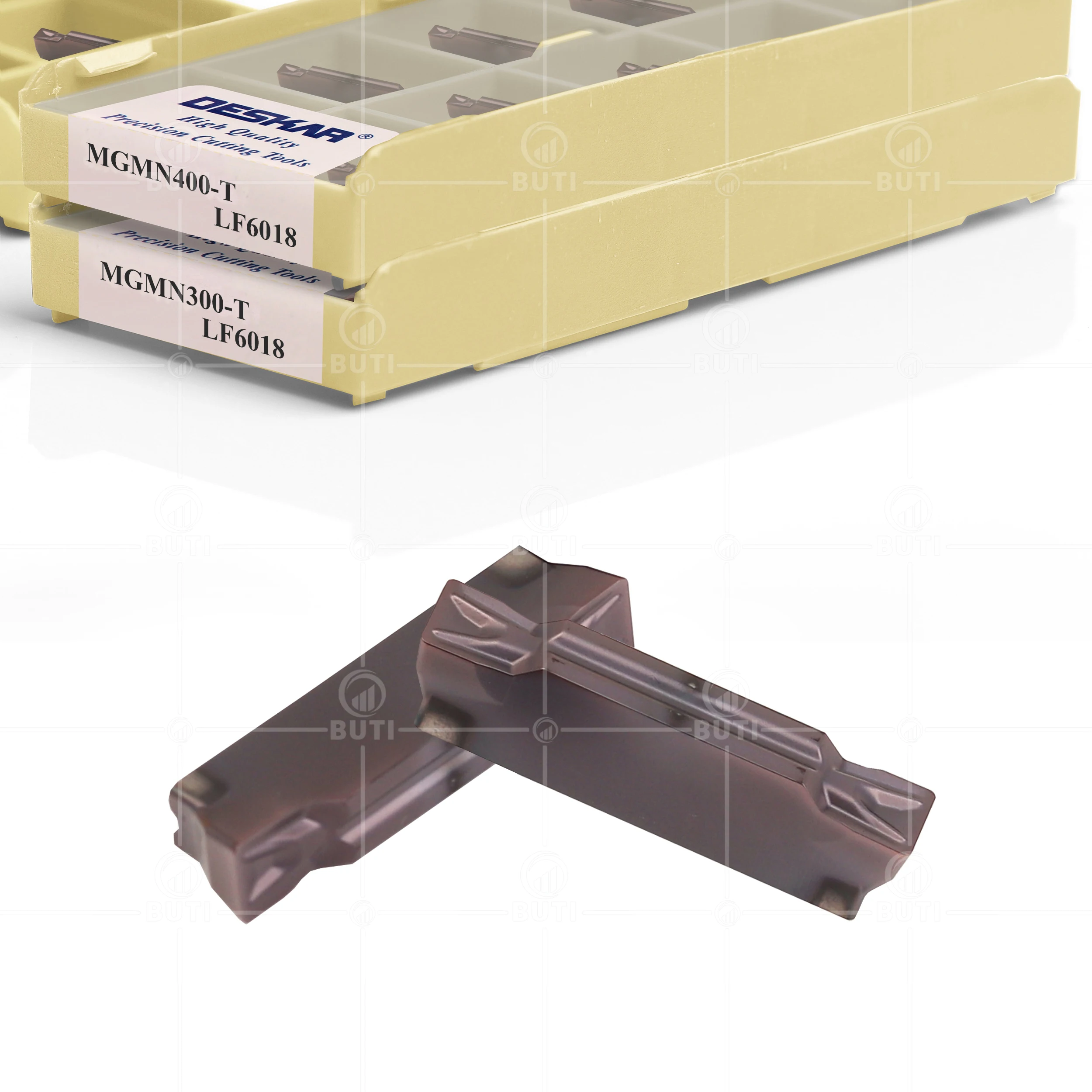 Imagem -03 - Deskar 100 Original Mgmn300-t Mgmn400-t Cnc Grooving Cutter Corte Torno Torneamento Ferramentas Carbide Insert para Aço Inoxidável