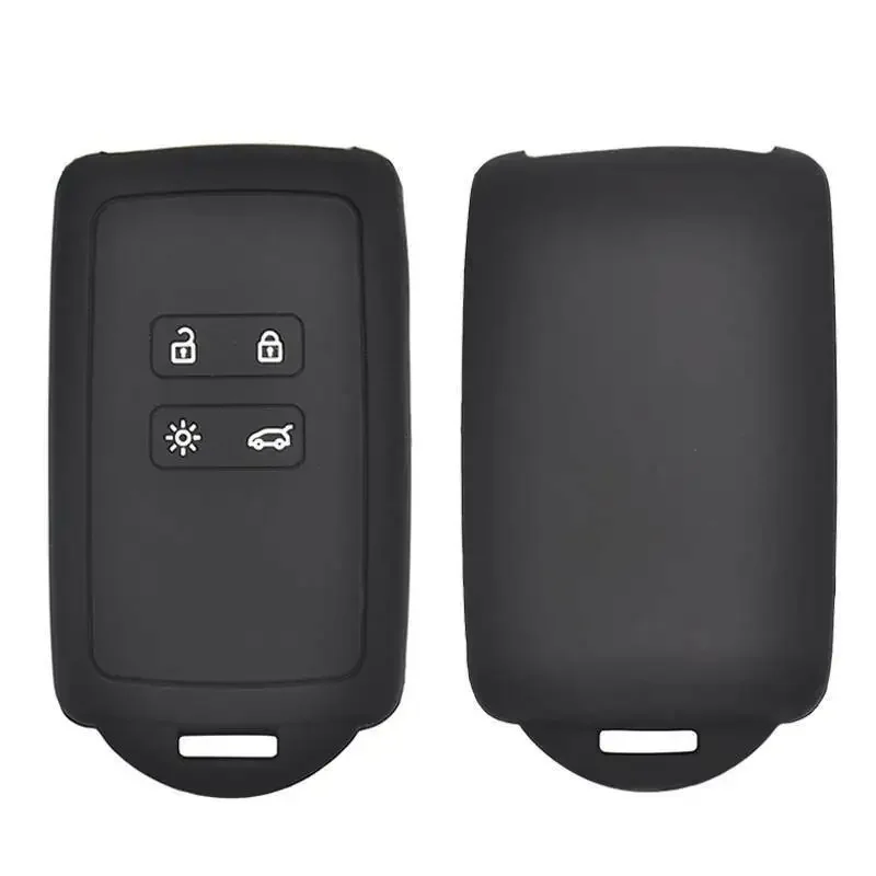 Soft Silicone Remote Key Fob Case Protective Cover for Renault Captur Koleos Kadjar Arkana Megane Dacia Duster Sandero Fittings