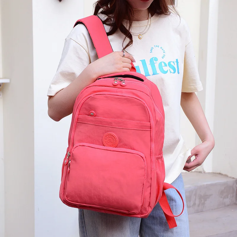 

‌2025 Floral Print Oxford Backpack for Women - Large Travel Laptop Bag | Stylish Anti-Theft School Backpack with USB Port