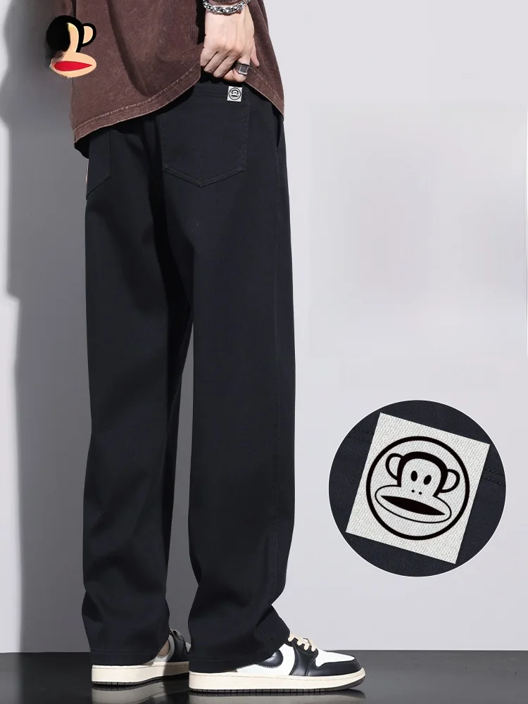 

PaulFrank Loose Fit Straight Leg Sport Pants for Men Spring New Sle Casual Comfortable Breathable Trousers